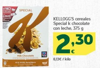 HiperDino Kellogg's cereales special k chocolate con leche oferta