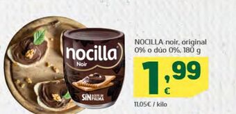 HiperDino Nocilla noir, original 0% o dúo 0% oferta