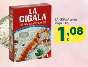 HiperDino La cigala arroz largo oferta