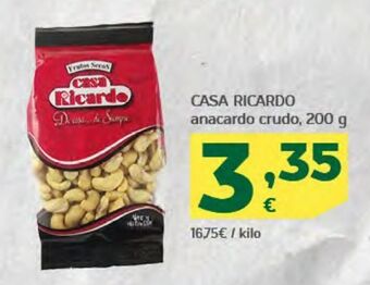 HiperDino Casa ricardo anacardo crudo oferta