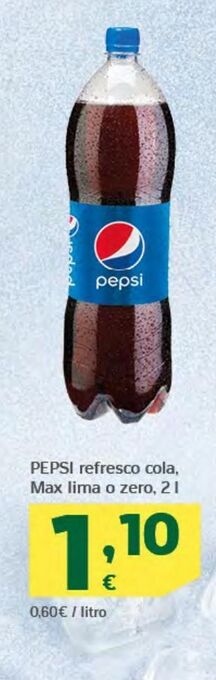 HiperDino Pepsi refresco cola, max lima o zero oferta