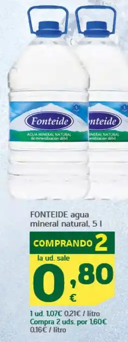 HiperDino Fonteide agua mineral natural oferta