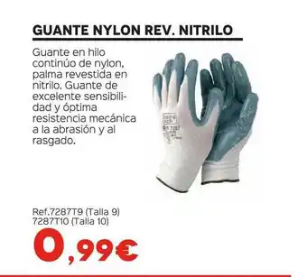Guante Nylon Rev. Nitrilo