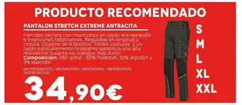Isolana Pantalon Strecht Extreme Antracita oferta