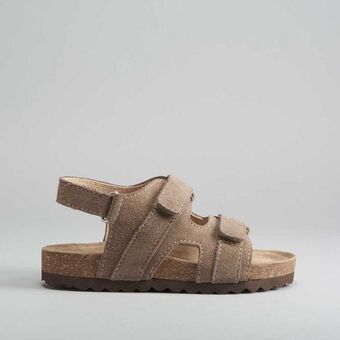 Merkal Sandalia bio piel tostado seven five oferta