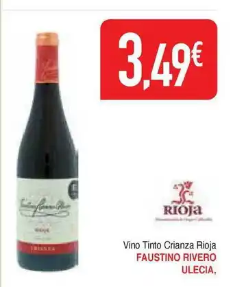 Masymas Faustino Rivero Ulecia Vino Tinto Crianza Rioja oferta
