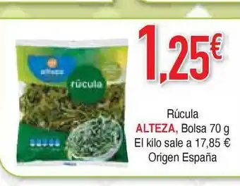 Masymas Rúcula Alteza Bolsa 70g oferta