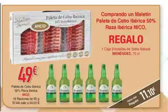 Masymas Paleta De Cebo Ibérica 50% Raza Ibérica Nico oferta