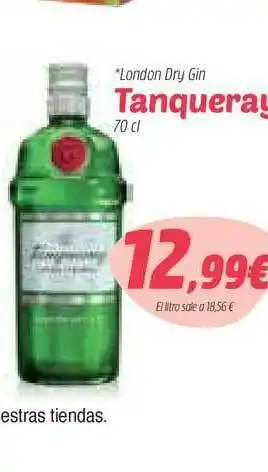 Masymas London Dry Gin Tanqueray 70cl oferta