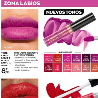 AVON Tinte labial oferta