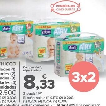 Carrefour Pañales chicco oferta