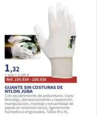 Coferdroza Guante sin costuras de nylon juba oferta