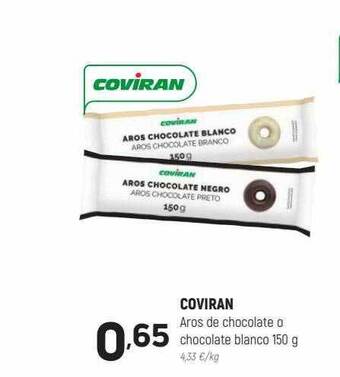 Coviran Coviran aros de chocolate o chocolate blanco oferta