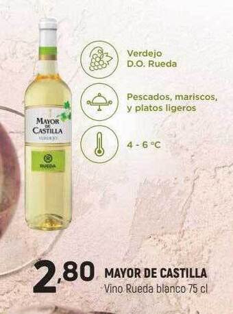 Coviran Mayor de castilla vino rueda blanco oferta