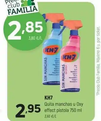 Coviran Kh7 quita manchas u oxy effect pistola oferta