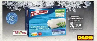 Gadis Corazones filete merluza pescanova oferta