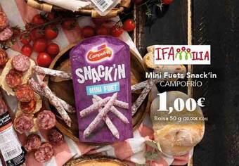Gadis Mini fuets snack'in campofrio oferta