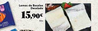 Gadis Lomos de bacalao desalado oferta