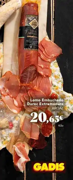 Gadis Lomo embuchado duroc extremadura oferta