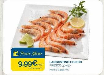Cash Ecofamilia Langostino cocido fresco 30 40 oferta