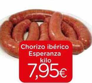 Proxi Chorizo ibérico esperanza kilo oferta