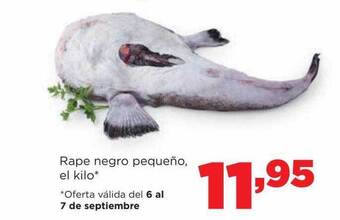 Alimerka Rape negro pequeño el kilo oferta