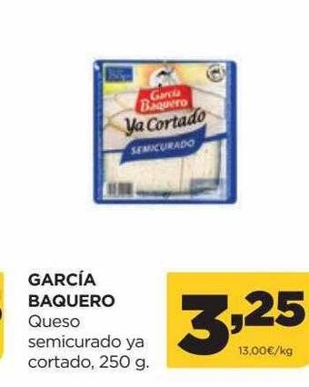 Alimerka García baquero queso semicurado ya cortado oferta