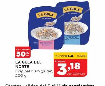Alimerka La 2a unidad 50% dto la gula del norte original o sin gluten oferta
