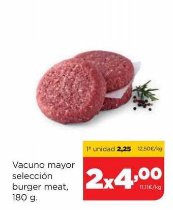 Alimerka Vacuno mayor selección burger meat oferta