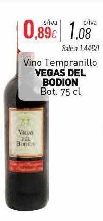Cuevas Cash Vino tempranillo vegas del bodion bot oferta
