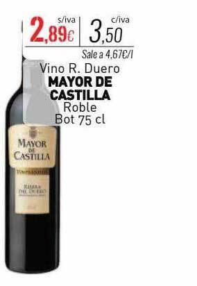 Cuevas Cash Vino r. duero mayor de castilla roble bot oferta