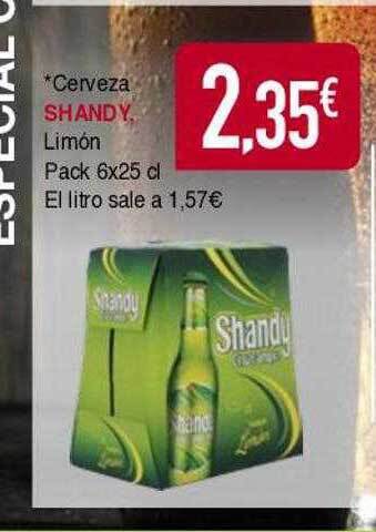Masymas Cerveza shandy limón oferta