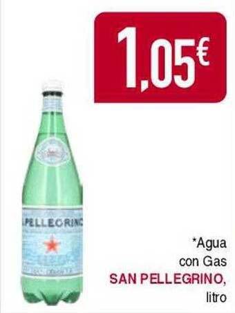 Masymas Agua con gas san pellegrino oferta