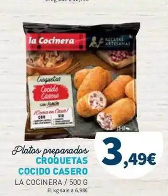 Masymas Croquetas cocido casero la cocinera oferta