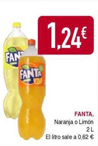 Masymas Fanta naranja o limón oferta