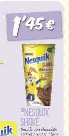Masymas Nesquik shake oferta