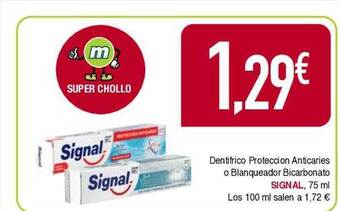Masymas Dentifrico proteccion anticaries o blanqueador bicarbonato signal oferta