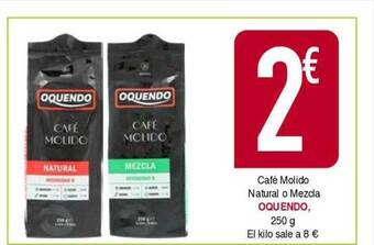 Masymas Café molido natural o mezcla oquendo oferta