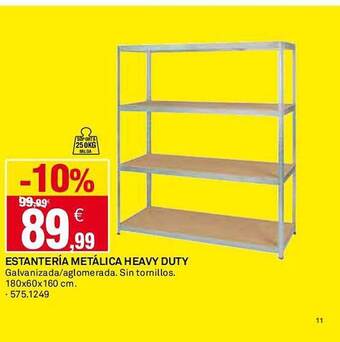 Bricoking Estantería metálica heavy duty oferta