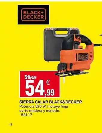 Bricoking Sierra calar black&decker oferta