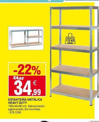 Bricoking Estantería metálica heavy duty oferta