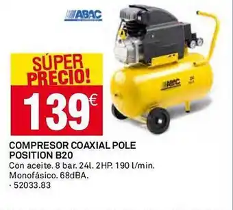 Bricoking Abac compresor coaxial pole position b20 oferta