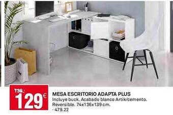 Bricoking Mesa escritorio adapta plus oferta