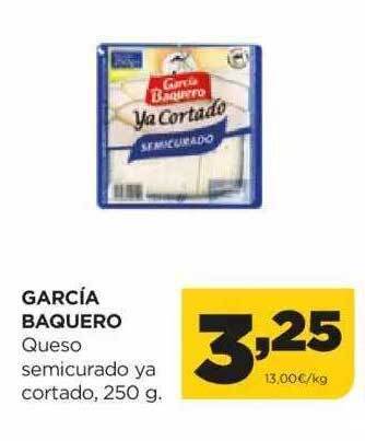 Alimerka Garcia baquero queso semicurado ya cortado oferta