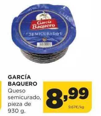 Alimerka García baquero queso semicurado pieza oferta