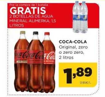 Alimerka Coca-cola original zero o zero zero oferta