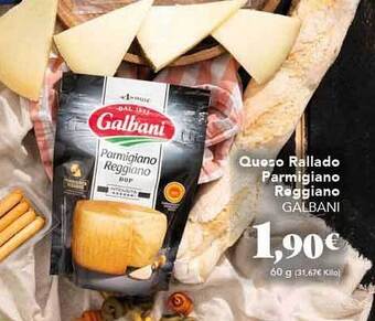Gadis Queso rallado parmigiano reggiano galbani oferta
