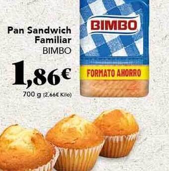 Gadis Pan sandwich familiar bimbo oferta