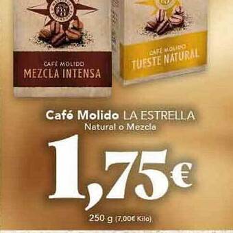 Gadis Café molido la estrella natural o mezcla oferta