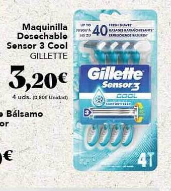 Gadis Maquinilla desechable sensor 3 cool gillette oferta